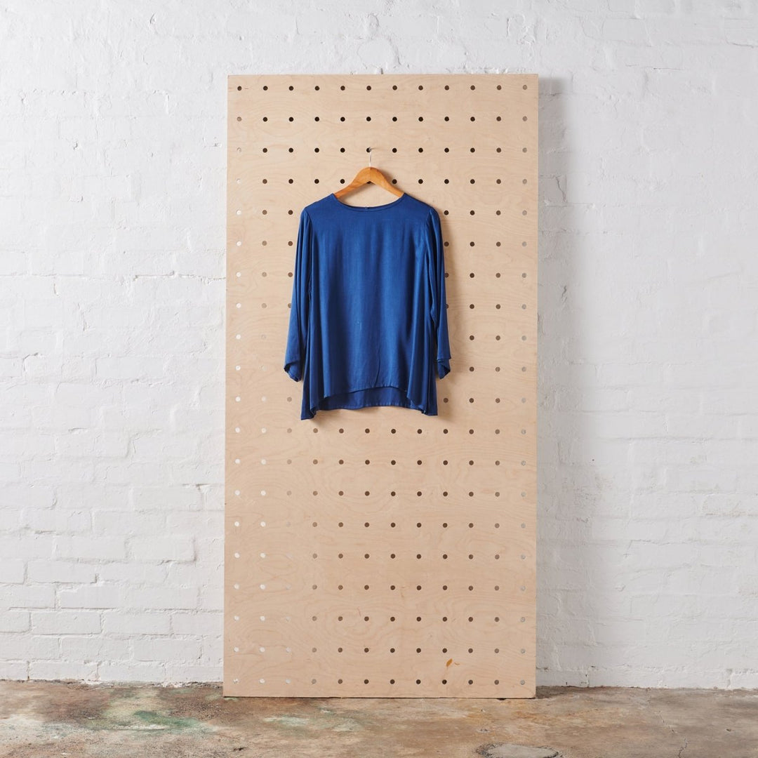 Bamboo Long Sleeve Top in Navy - Separates