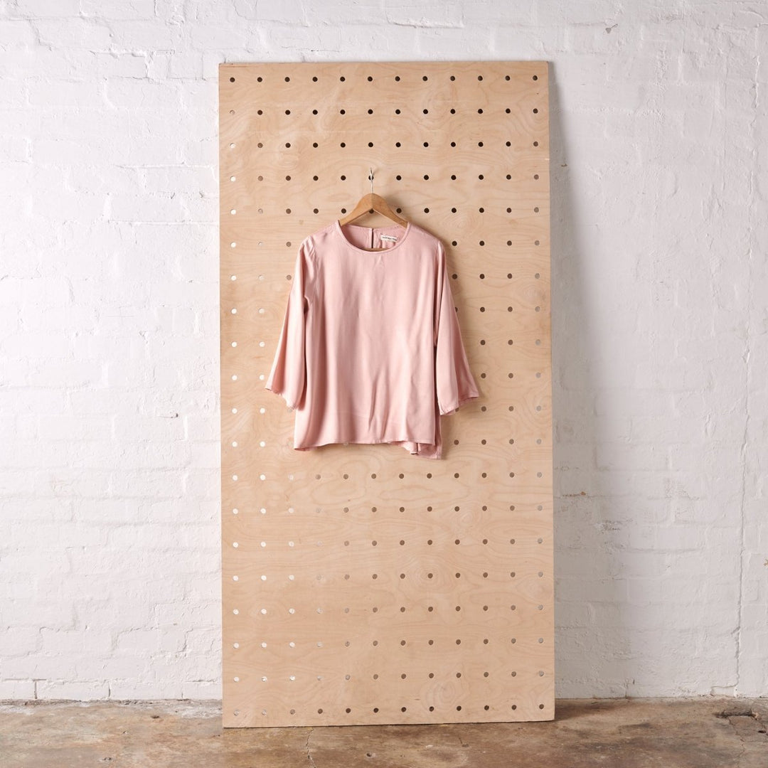 Bamboo Long Sleeve Top in Pink - Separates