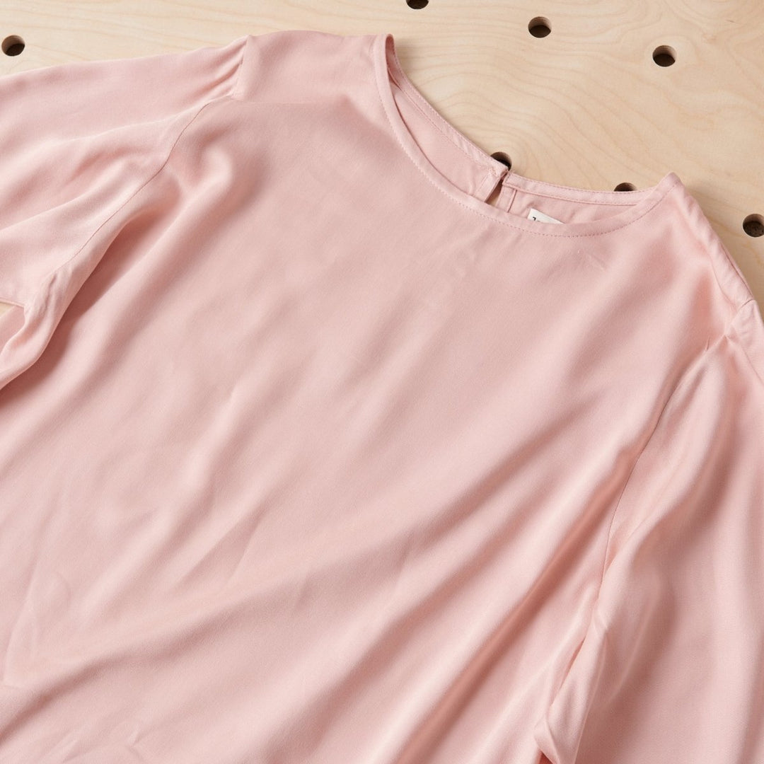 Bamboo Long Sleeve Top in Pink - Separates