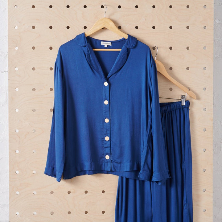 Bamboo Pyjama - Classic Set in Navy - Pyjamas