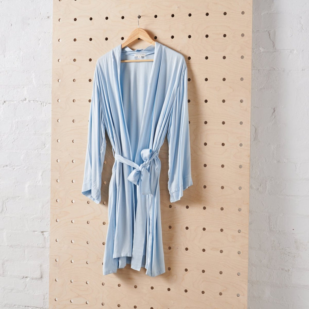 Bamboo Robe - Baby Blue - Bathrobe