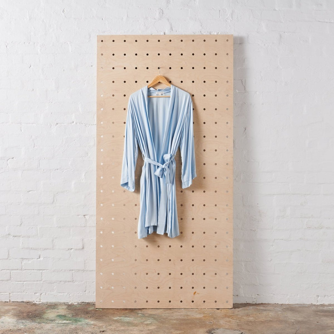 Bamboo Robe - Baby Blue - Bathrobe