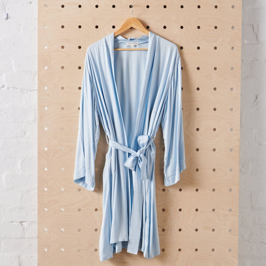 Bamboo Robe - Baby Blue - Bathrobe