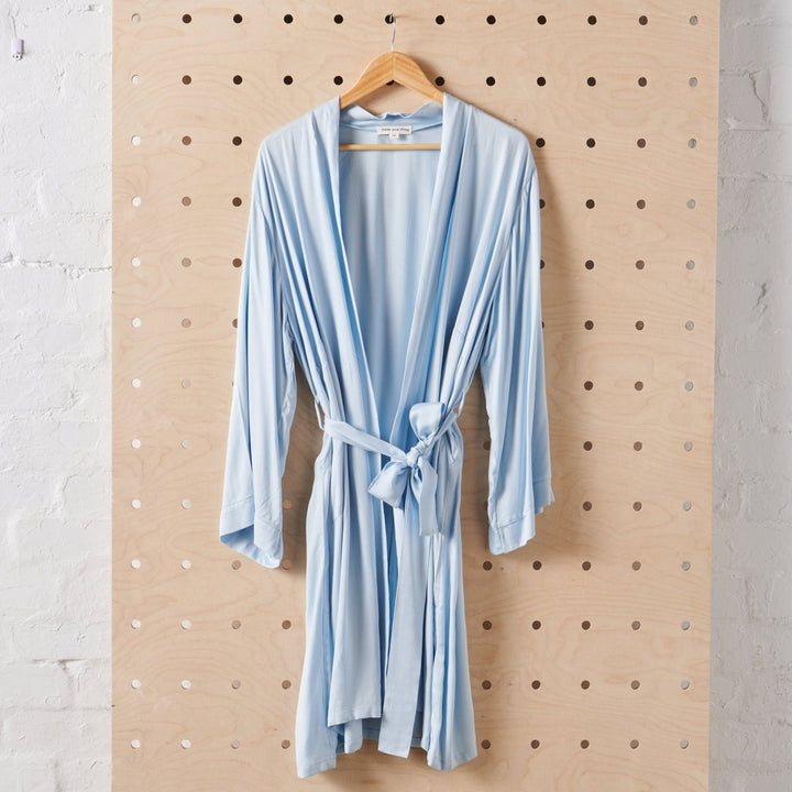 Bamboo Robe - Baby Blue - Bathrobe