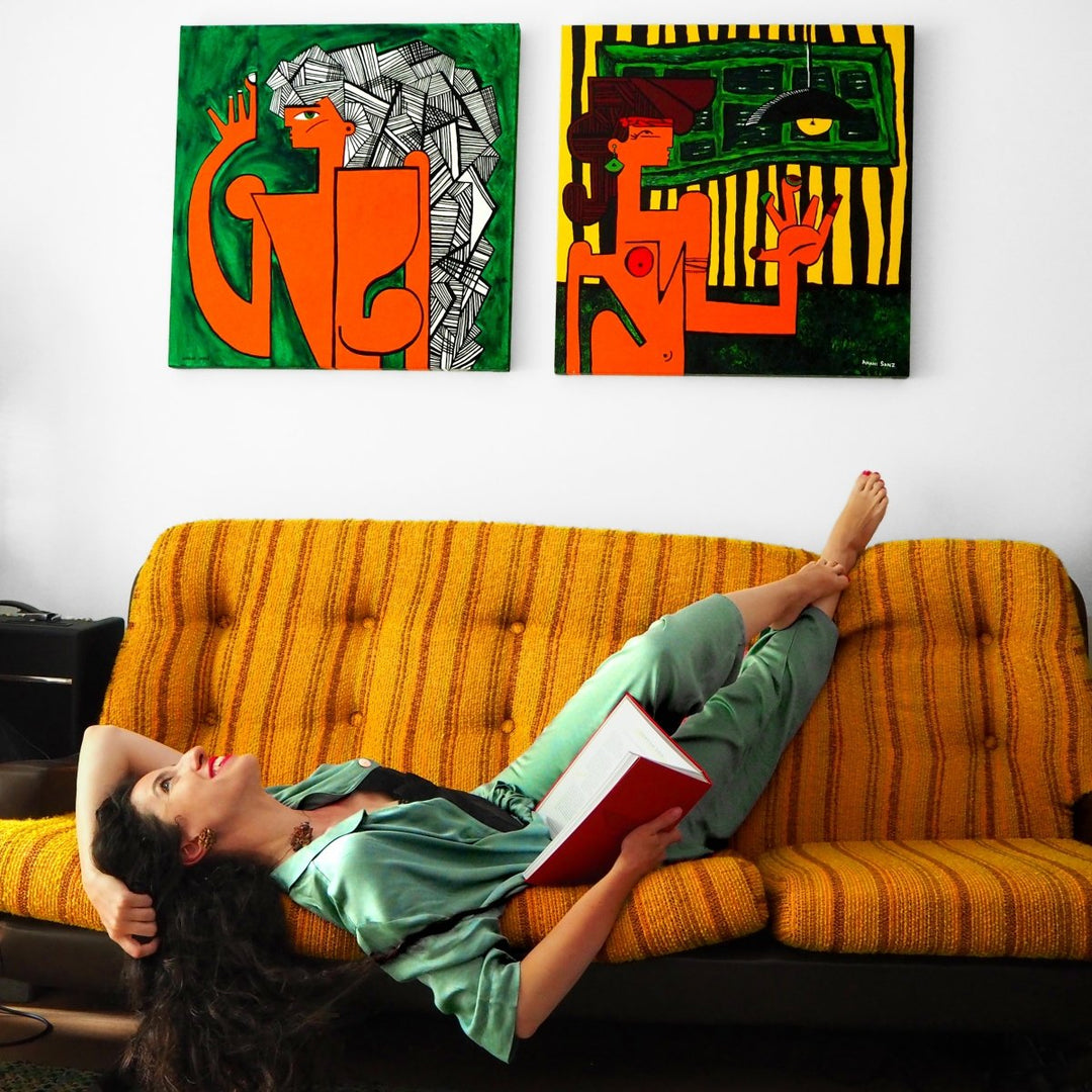 Bamboo Satin Crop Button Up + Pant Set | Sage Green - Pajamas