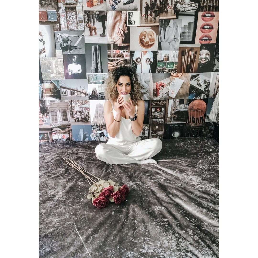 Bamboo Pyjama Set - Cami and Pant in White - Pyjamas