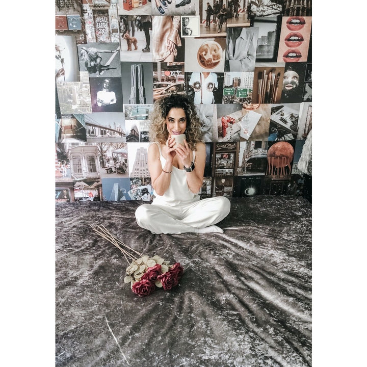 Bamboo Pyjama Set - Cami and Pant in White - Pyjamas