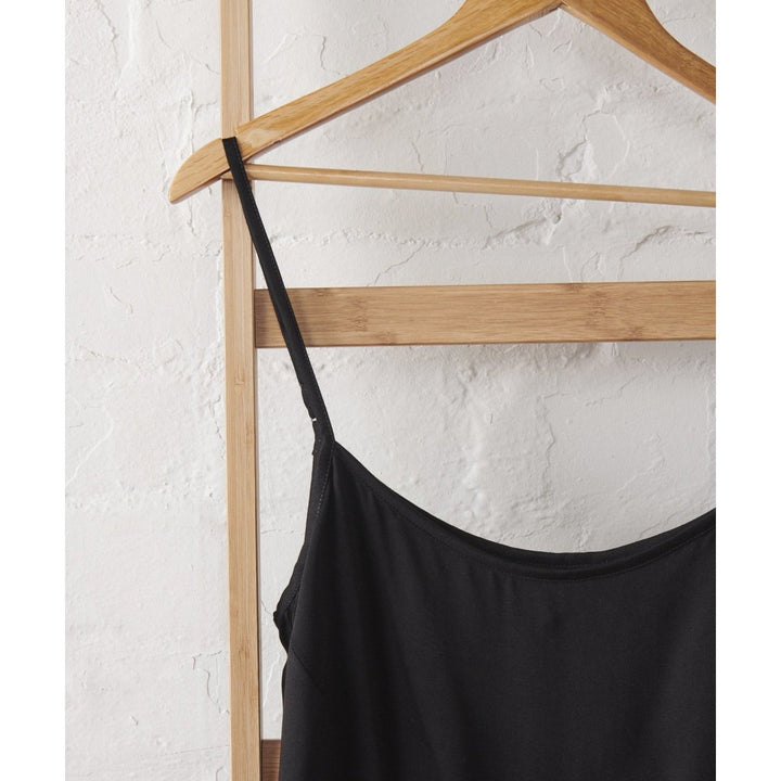 Bamboo Pyjama Set - Cami and Shorts in Black - Pyjamas