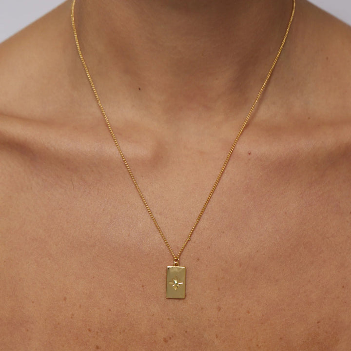 Birthstone Necklace - August - Jewellery - peridot stone