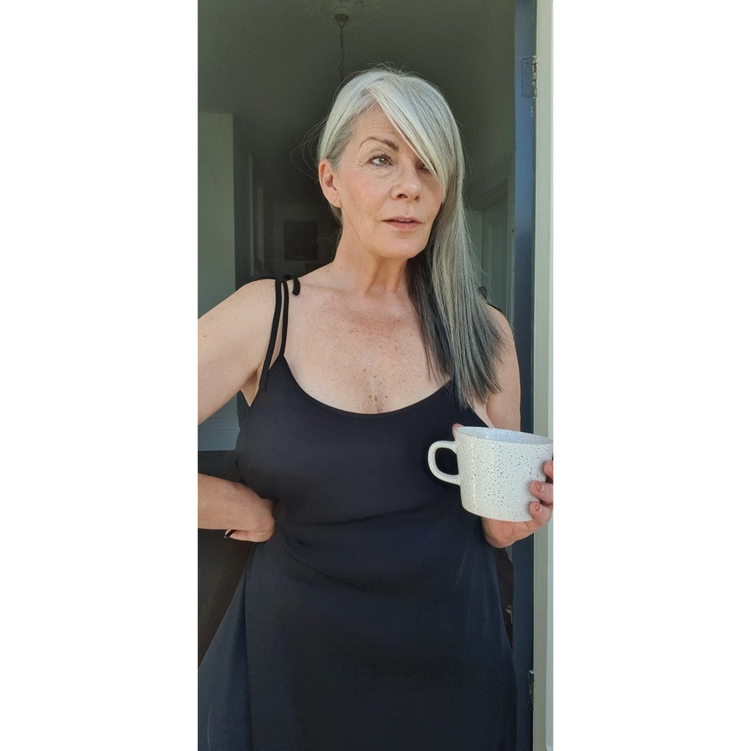 Bamboo Nightie in Black - Nightie