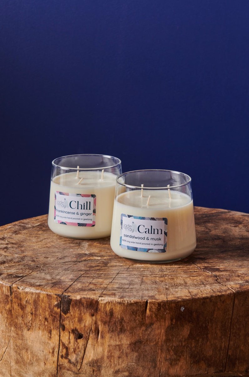 Calm - Sandalwood & Musk Soy Candle - Candles
