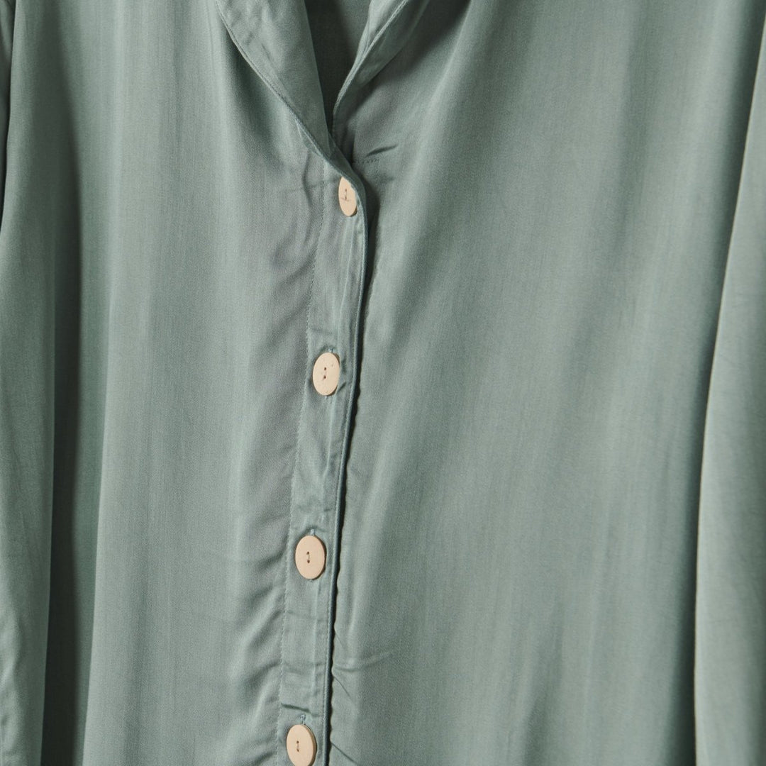 Bamboo Pyjama - Classic Set in Sage Green - Pyjamas