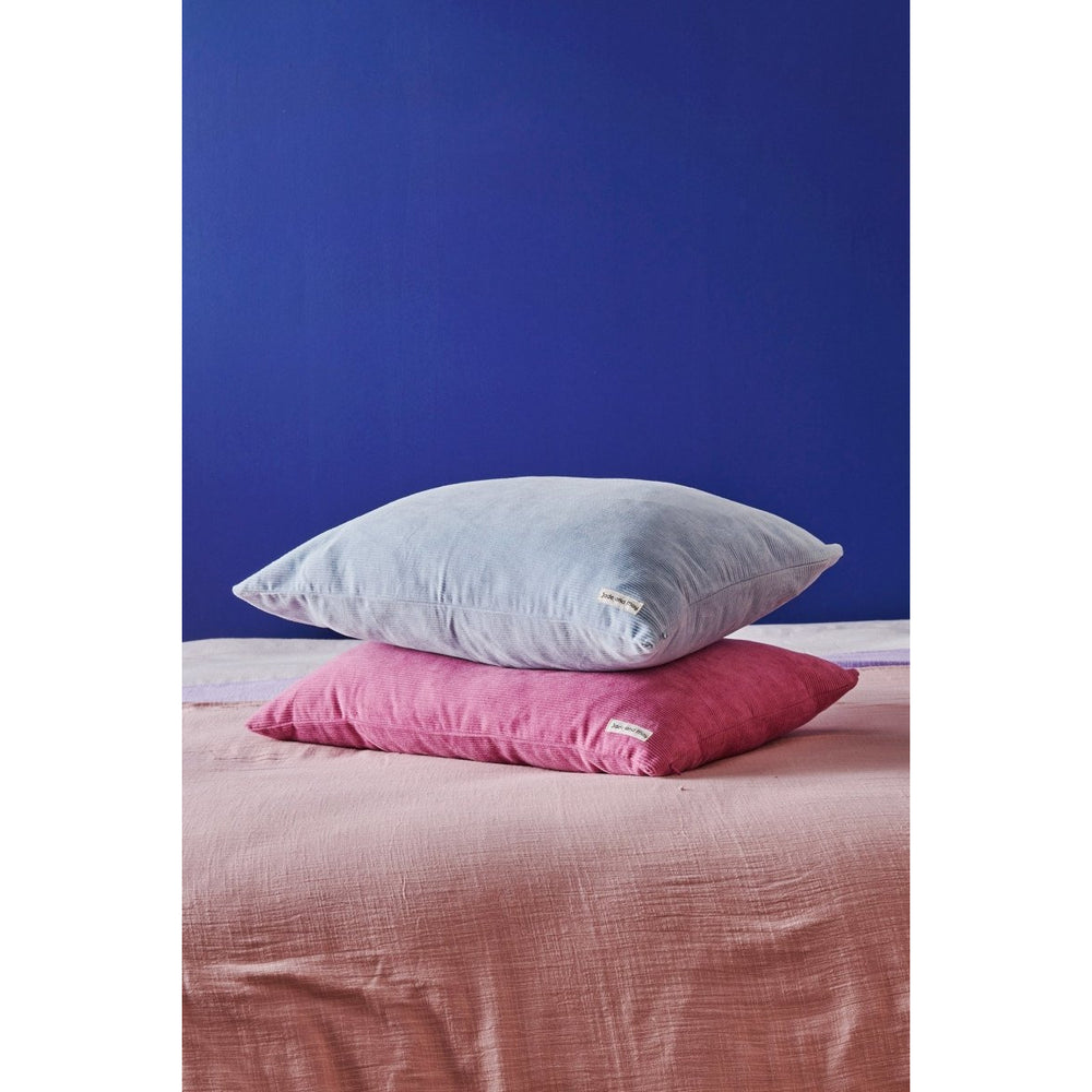 Colourful Cushion - Baby Blue Cord - Cushion Cover