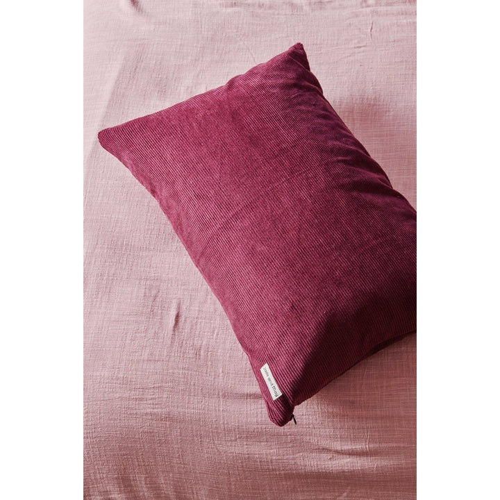 Colourful Cushion - Burgundy Cord - Cushion Cover