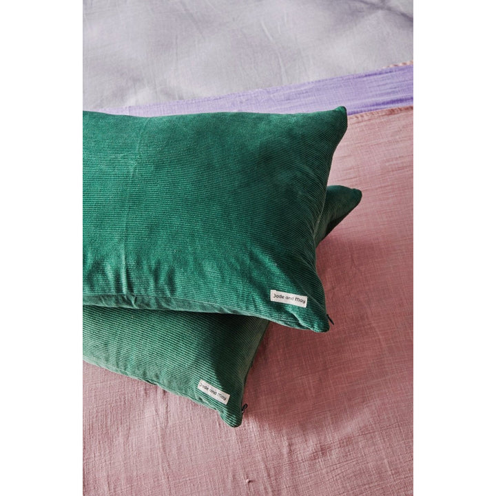 Colourful Cushion - Emerald Green Cord - Cushion Cover