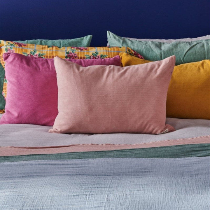 Colourful Cushion - Pink Cord - Cushion Cover