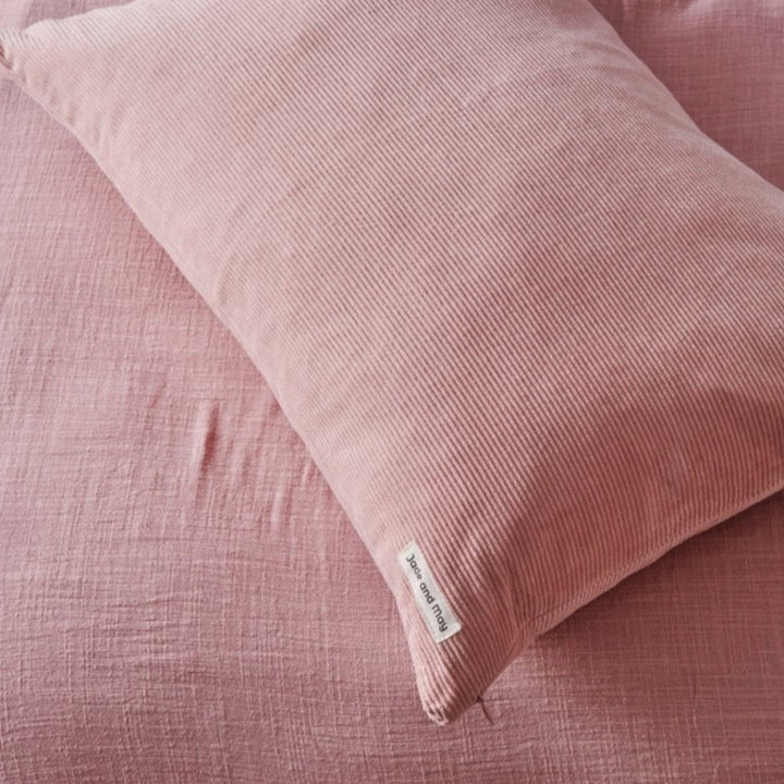 Colourful Cushion - Pink Cord - Cushion Cover
