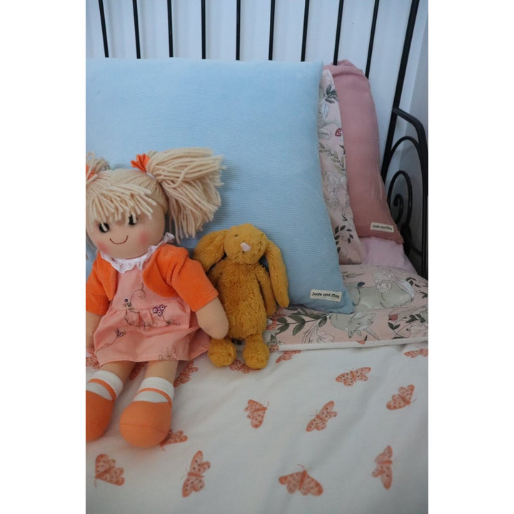 Colourful Cushion - Baby Blue Cord - Cushion Cover