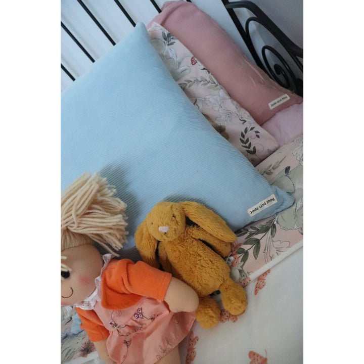 Colourful Cushion - Baby Blue Cord - Cushion Cover