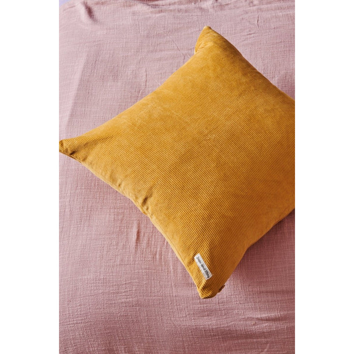 Colourful Cushion - Mustard Cord - Cushion Cover