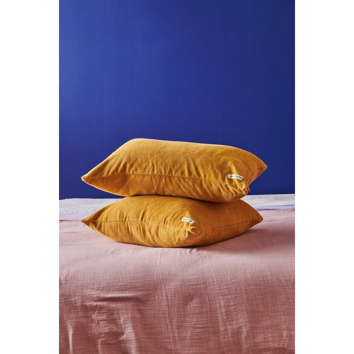 Colourful Cushion - Mustard Cord - Cushion Cover