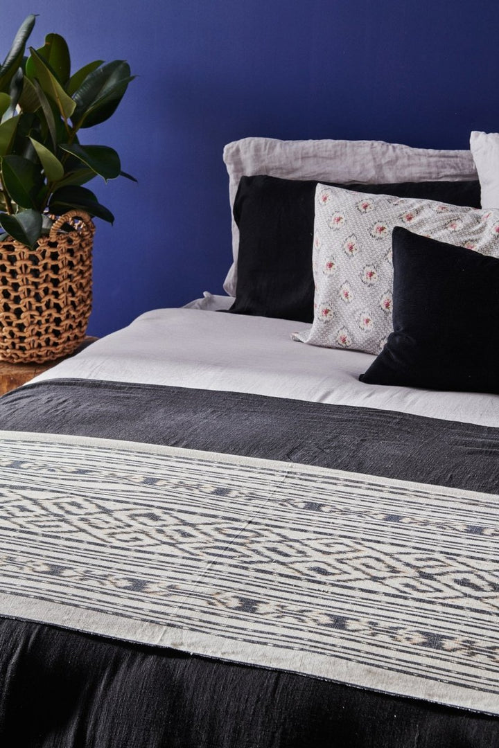 Batik Cotton Throw - Throw Blanket - natural fibre homewares