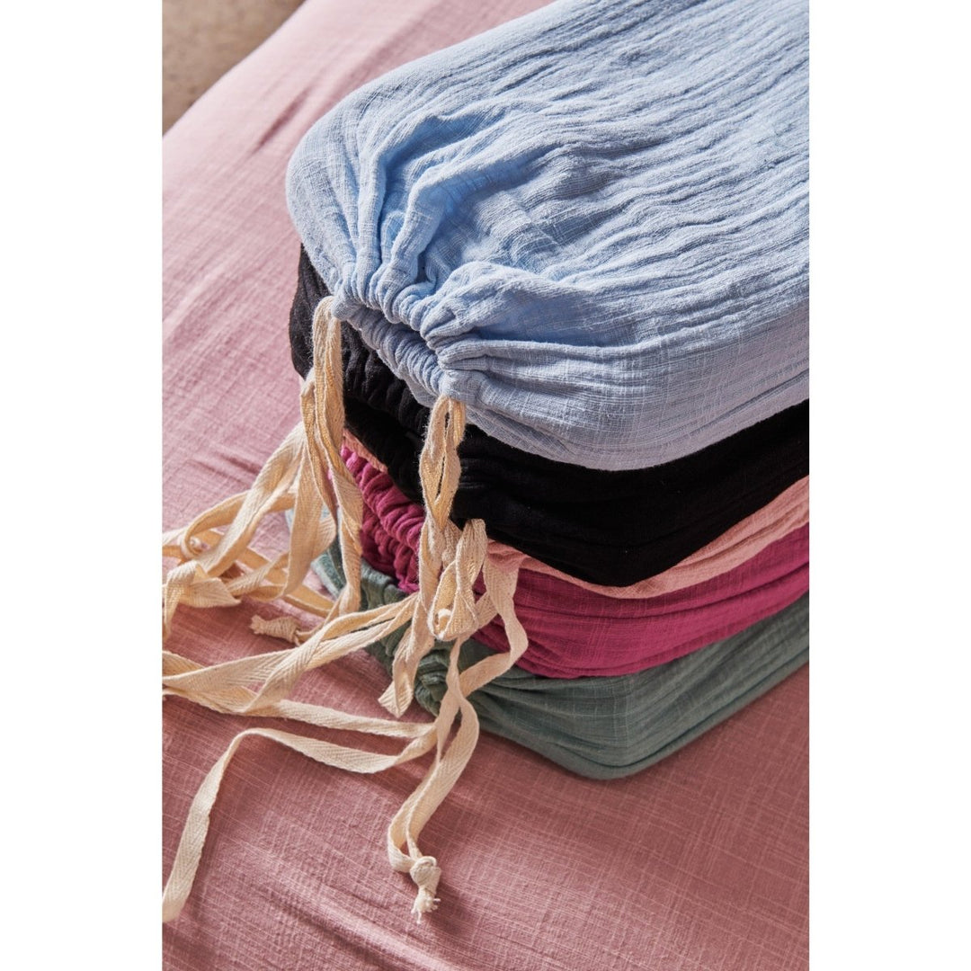 Cotton Throw - Sage Green - Blankets and Throws - natural fibre homewares