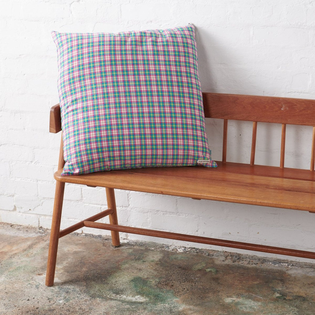 European Pillowcase | Rainbow Tartan - Pillowcase