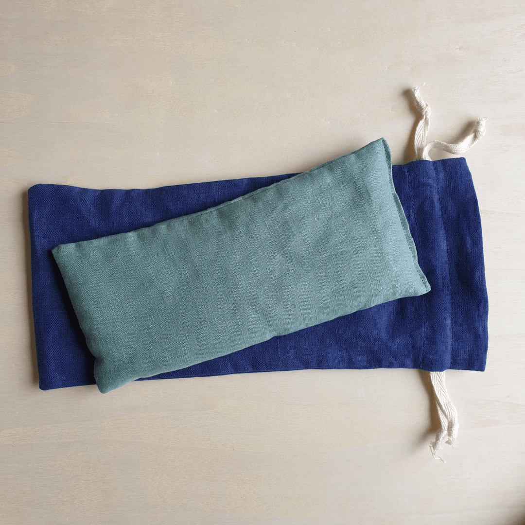 Eye Pillow - Sage Pillow & Navy Bag | Jade and May - Eye Pillows