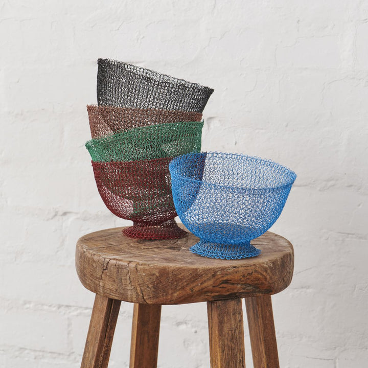 Hand Crochet Wire Baskets - Baskets