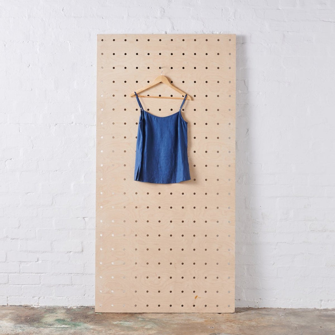 Linen Cami - Navy - Pyjamas