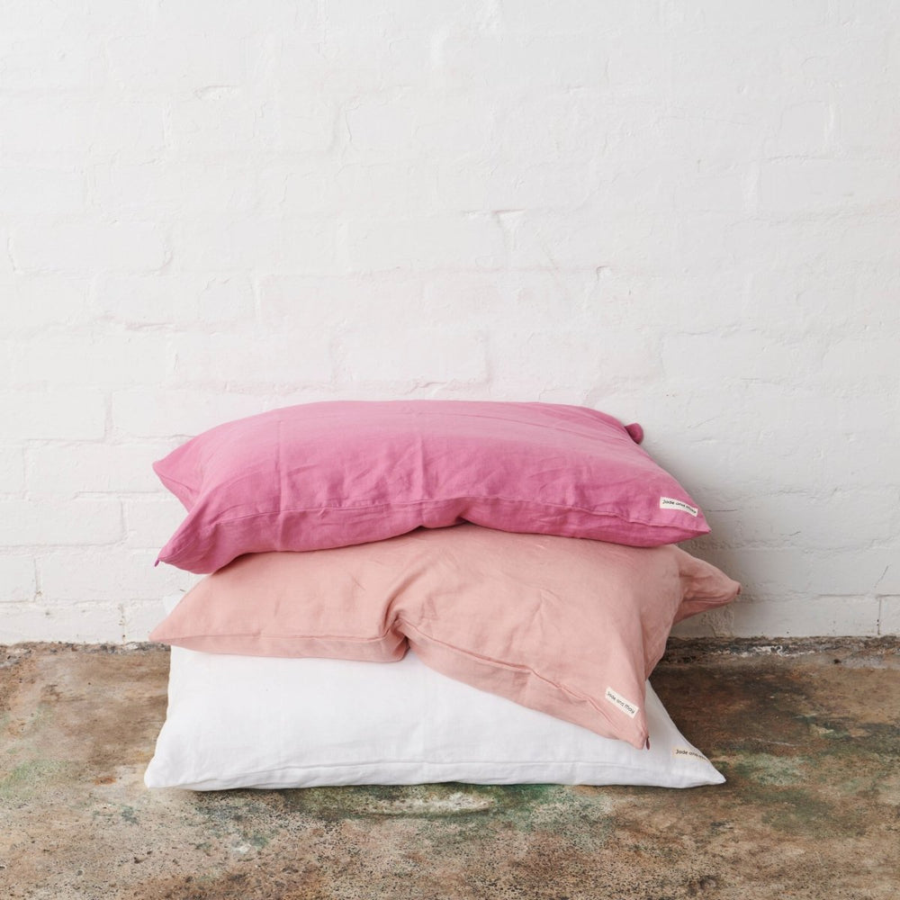 Linen Pillowcase - Pink - Pillowcase