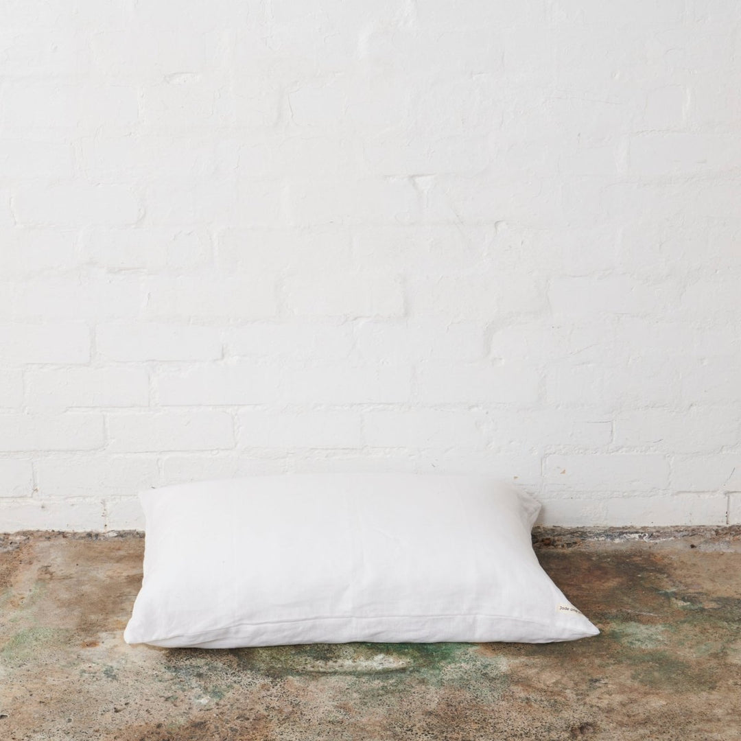 Linen Pillowcase in White - Pillowcase