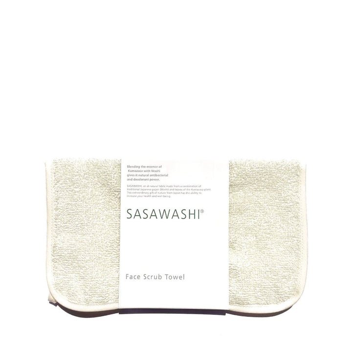 Sasawashi Face Scrub Towel | Japanese Bath Product - Bath & Body