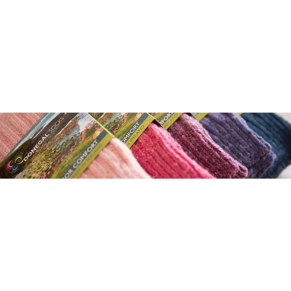 Warm Socks in Light Pink | Donegal Socks - Socks