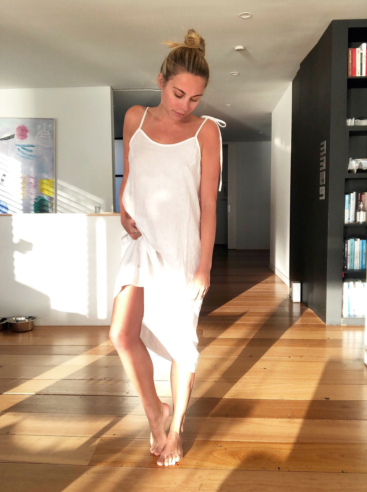 Behind the Making of a Jade and May Long Linen Nightie