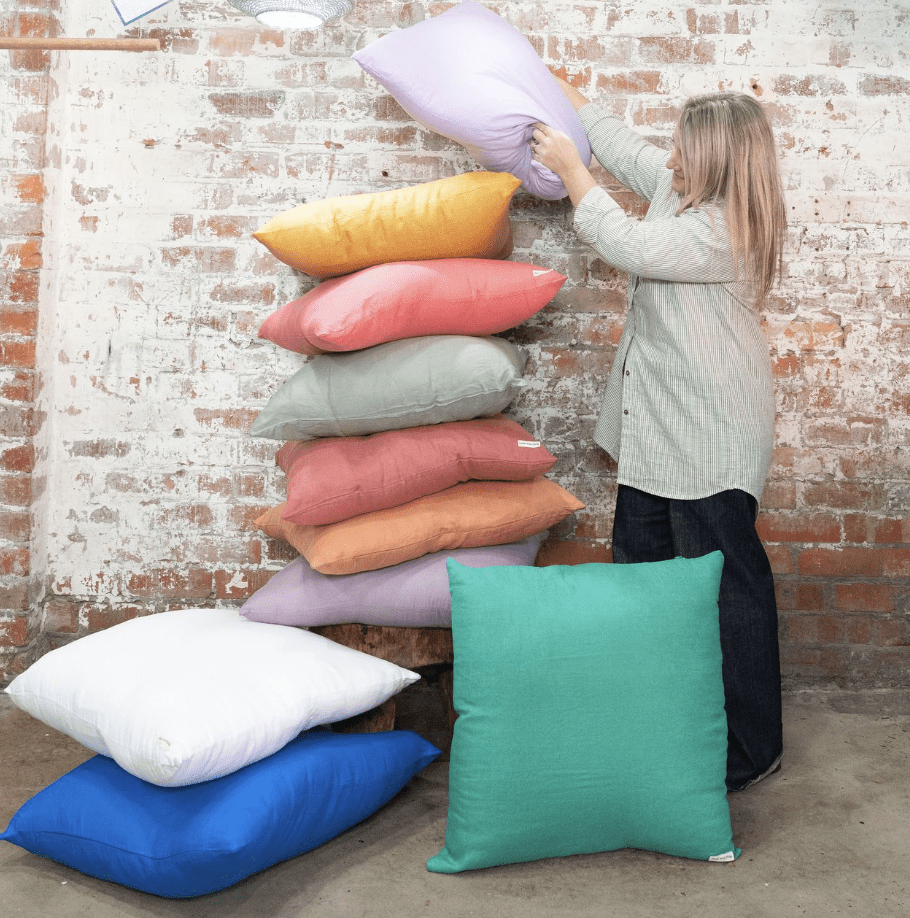 How to Use a European Pillowcase to Add Colour to Your Bedroom - Jade and May