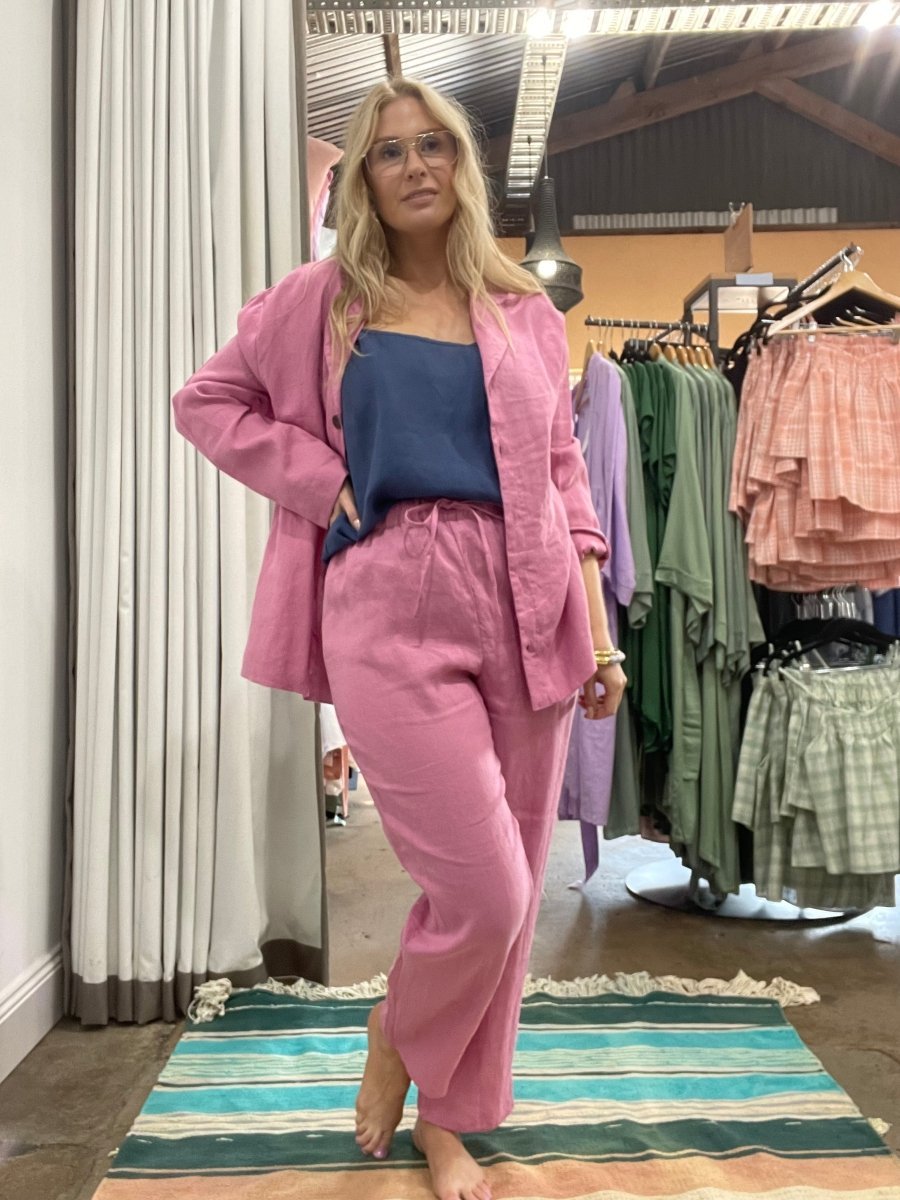 What is Our Most Popular Linen Pyjama Set at Jade and May? - Jade and May