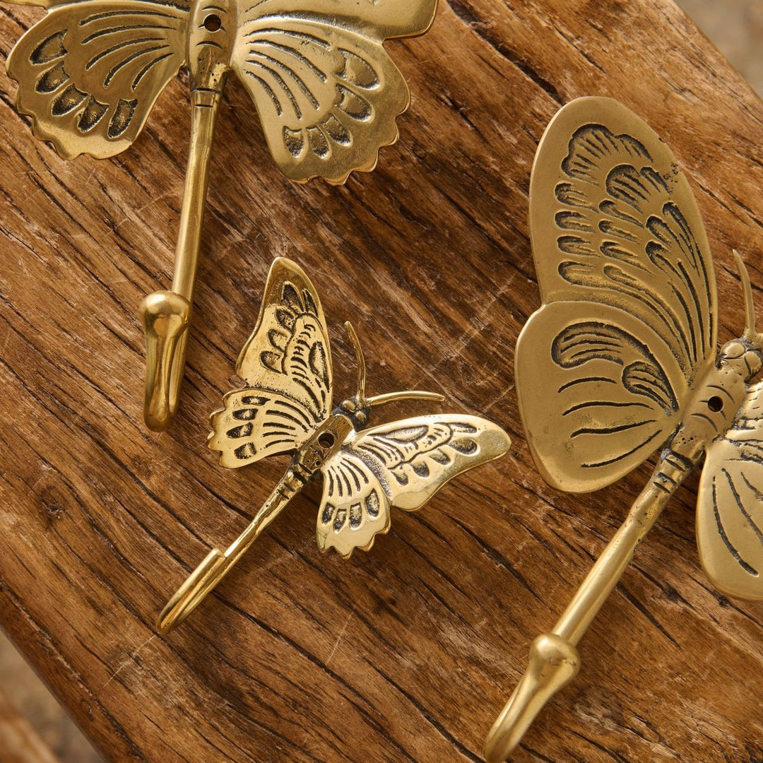 Brass Wall Hooks - Jade and May