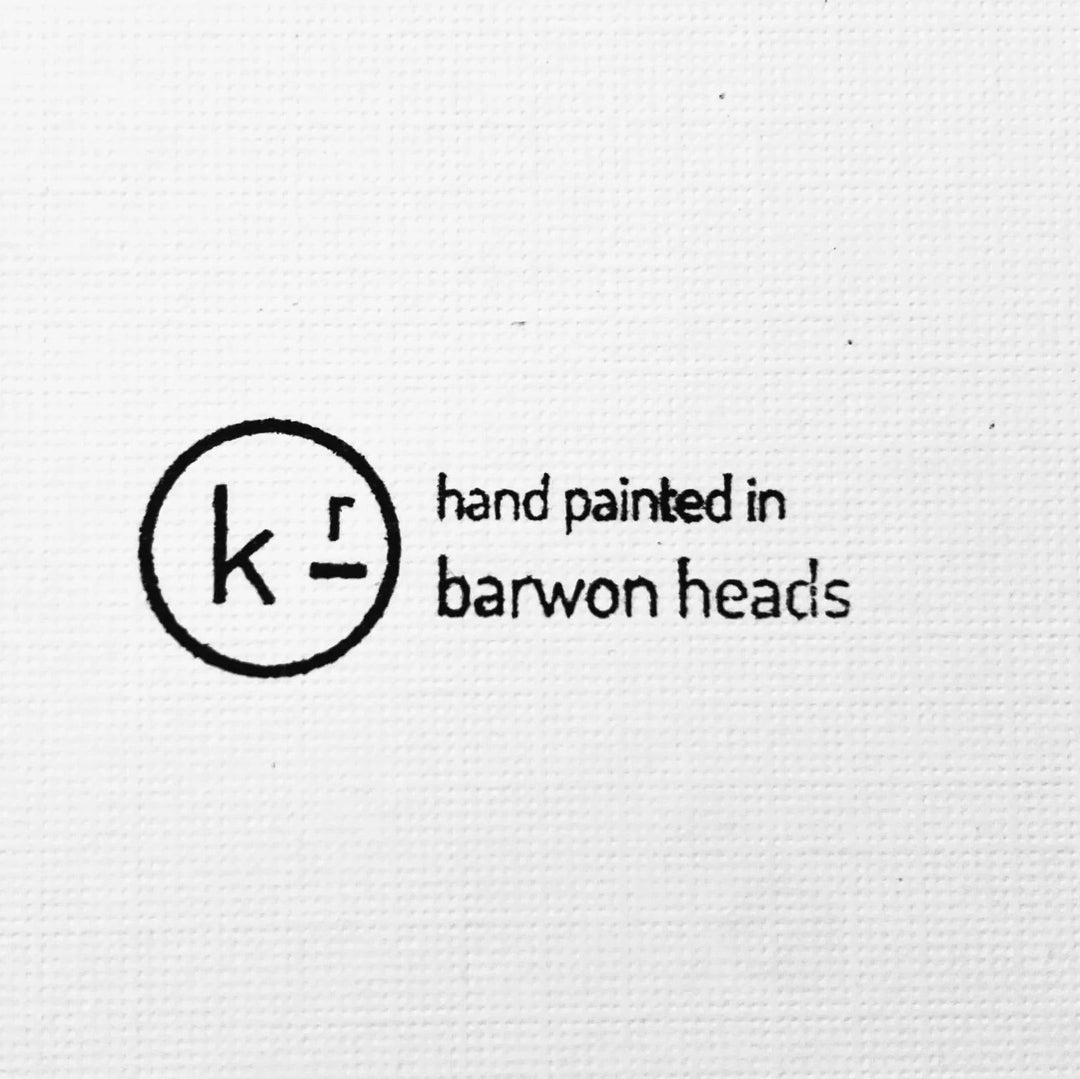 Framed Original Artwork: Tangled Pigments by Katie Ramage Art