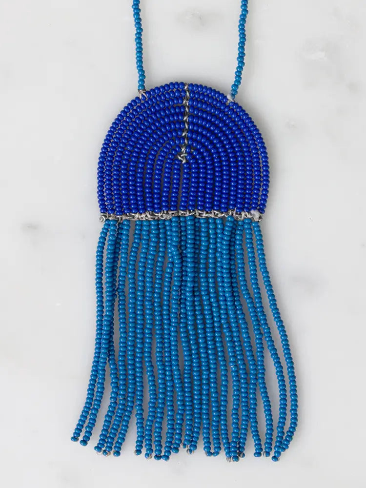 Fair Trade Kenyan Beaded Necklace - Naapu-Kenyan Beaded Jewellery-Jade and May