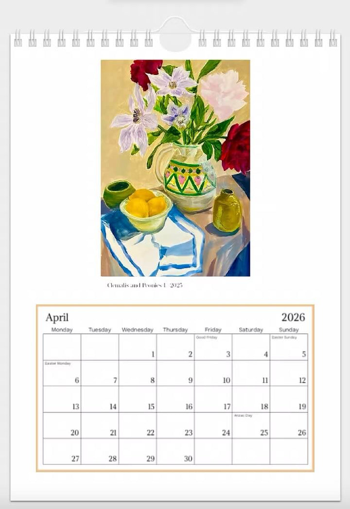 2026 Art Dove Calendar | Geelong Artist - Art