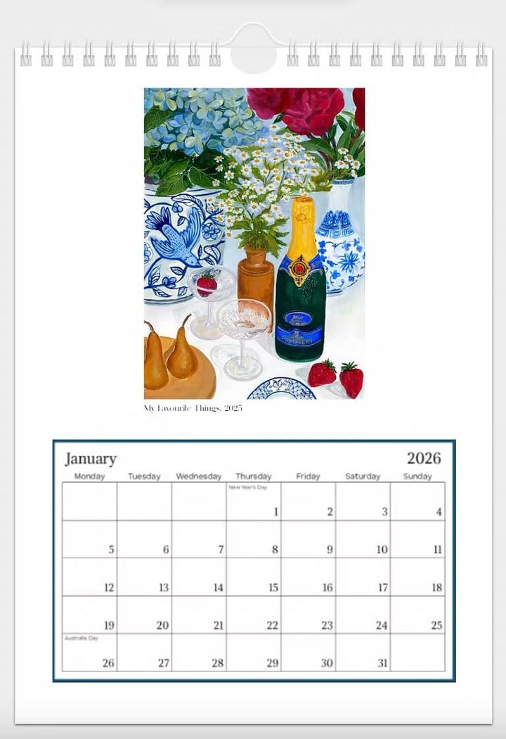 2026 Art Dove Calendar | Geelong Artist - Art