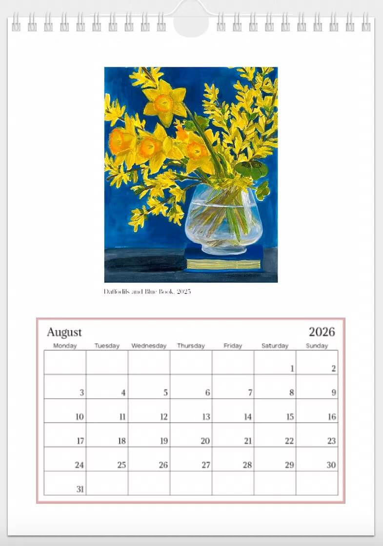 2026 Art Dove Calendar | Geelong Artist - Art
