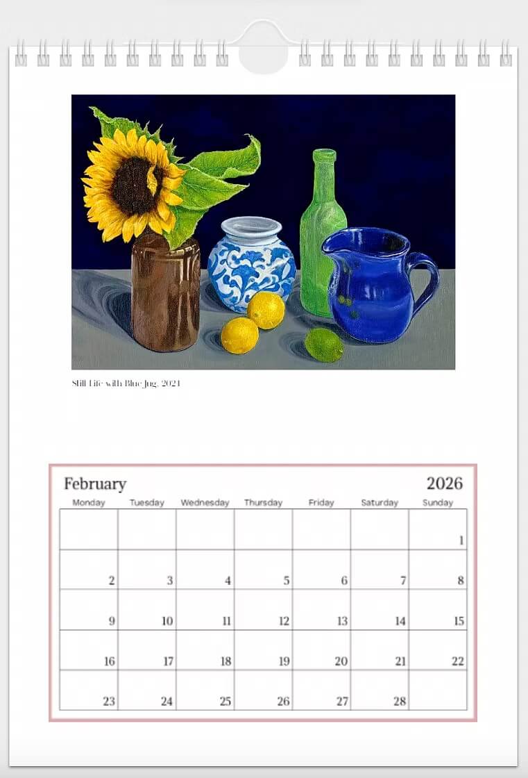 2026 Art Dove Calendar | Geelong Artist - Art