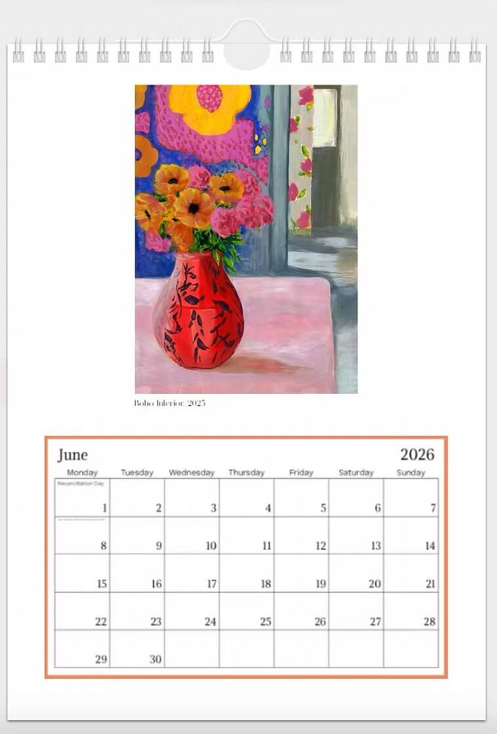 2026 Art Dove Calendar | Geelong Artist - Art
