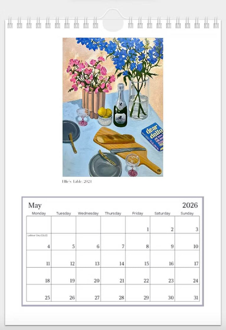 2026 Art Dove Calendar | Geelong Artist - Art