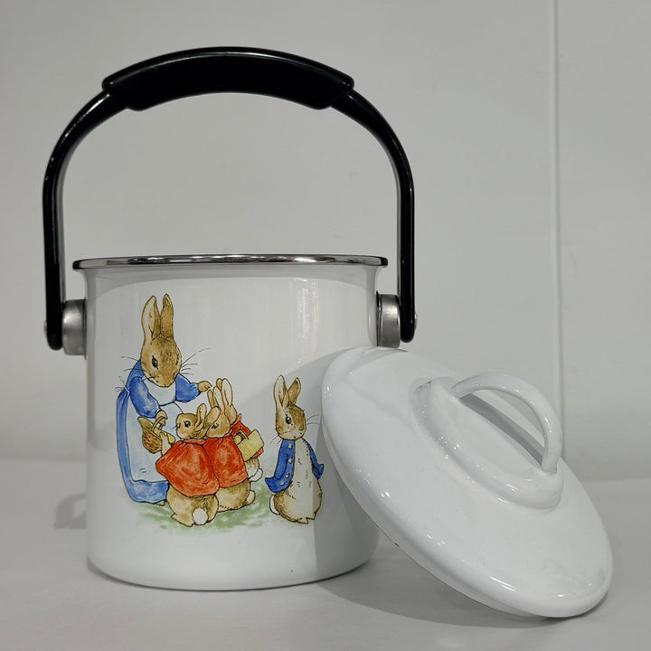Enamel Soup Pot with Peter Rabbit