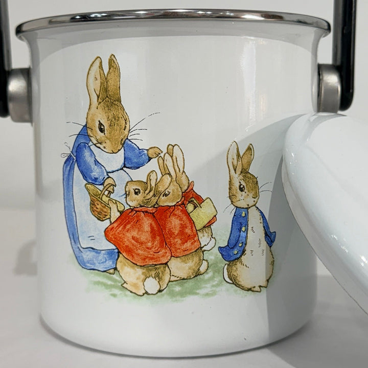Enamel Soup Pot with Peter Rabbit