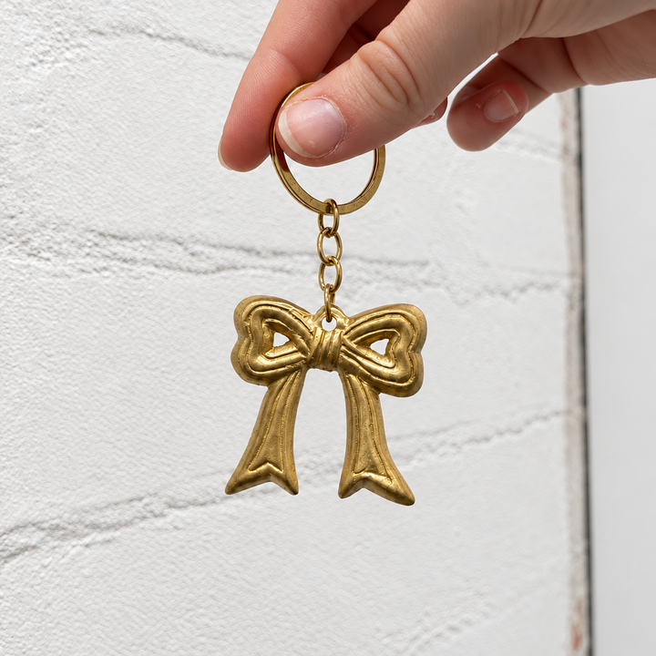 Brass Keyring - Bow